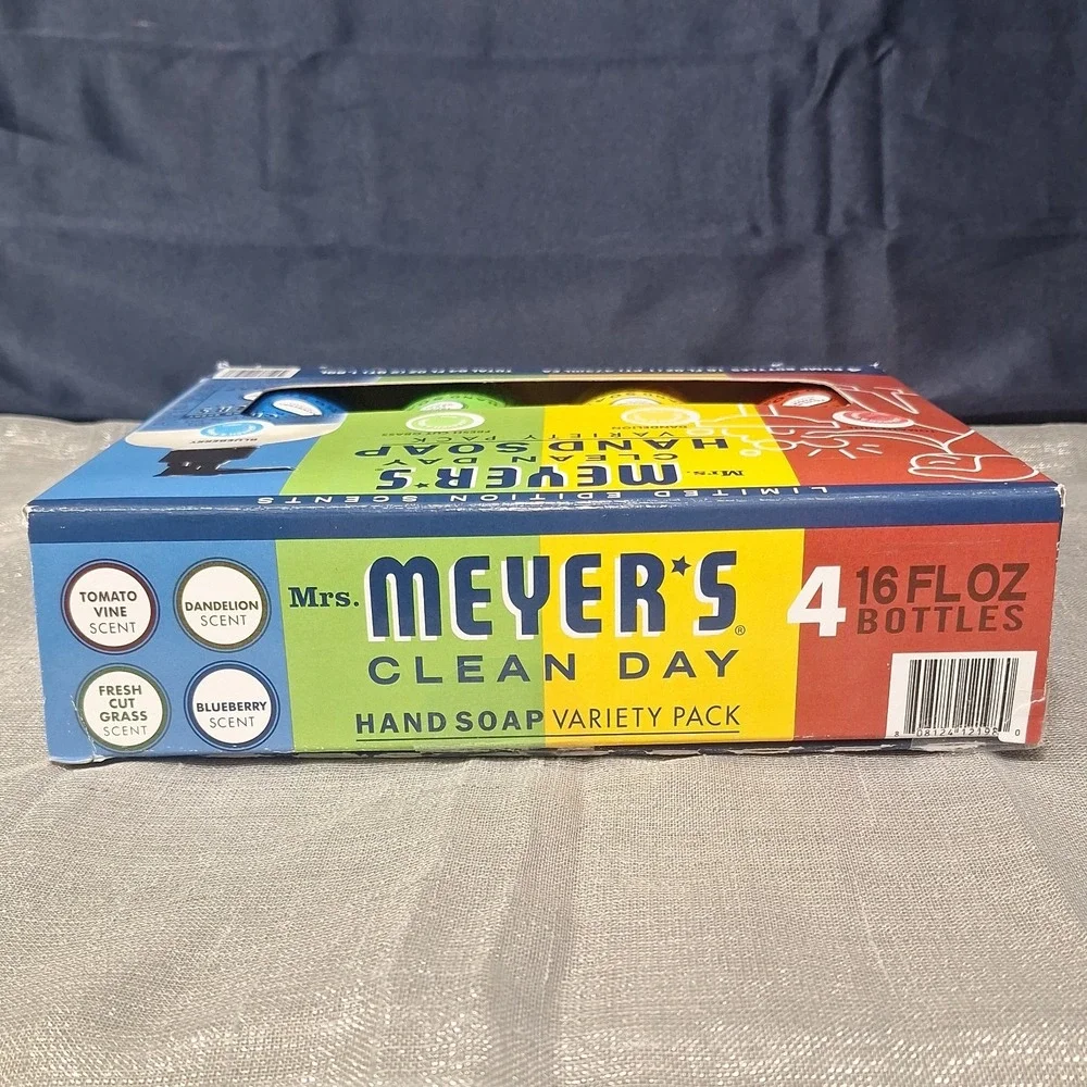 Mrs. Meyers Clean Day Hand Soap Variety Pack, 16 Fluid Ounce 4 Pack Limited Ed